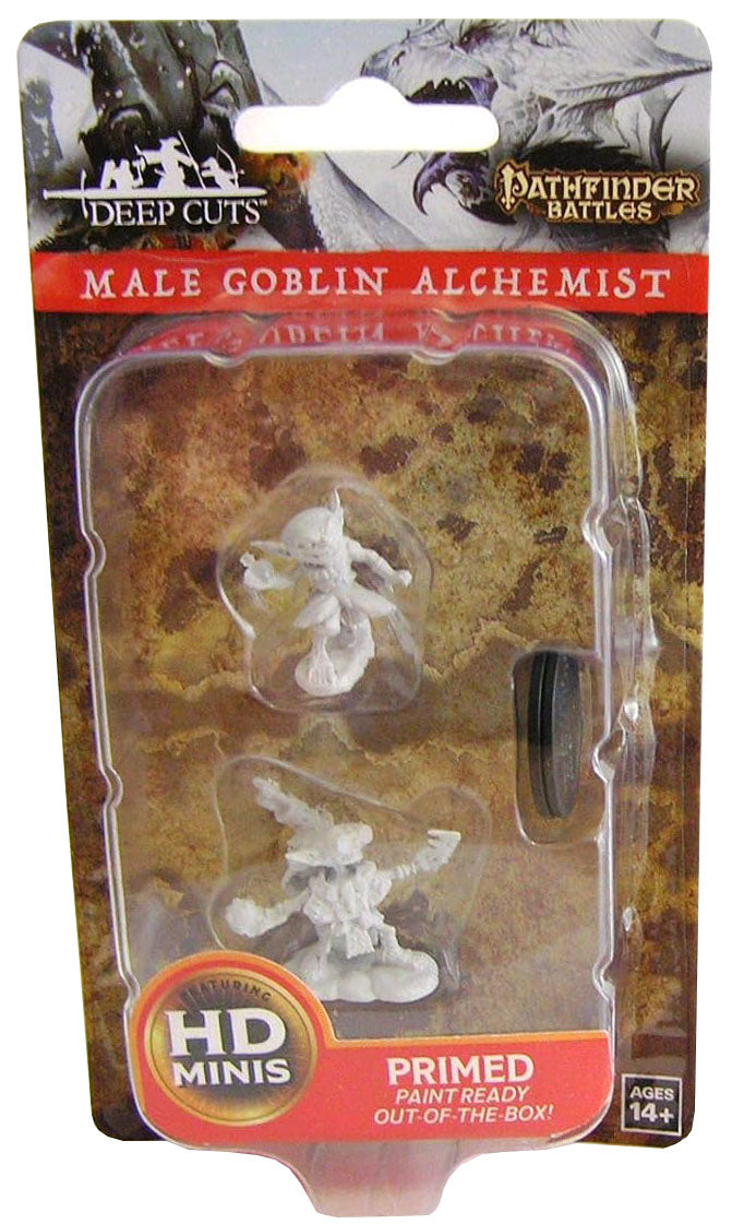 Pathfinder Deep Cuts Unpainted Miniatures: Goblin Alchemist (Male)