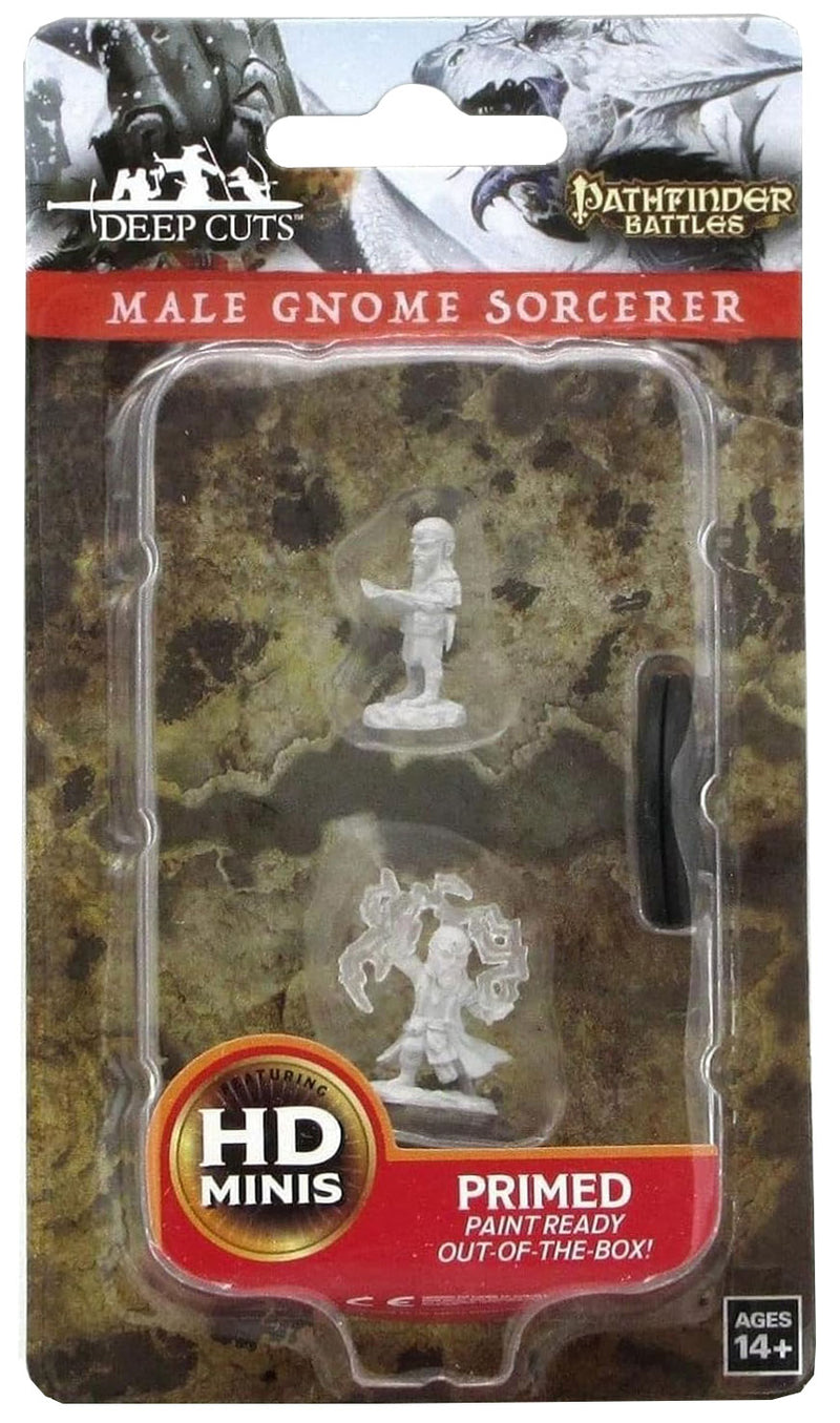 Pathfinder Deep Cuts Unpainted Miniatures: Gnome Sorcerer (Male)