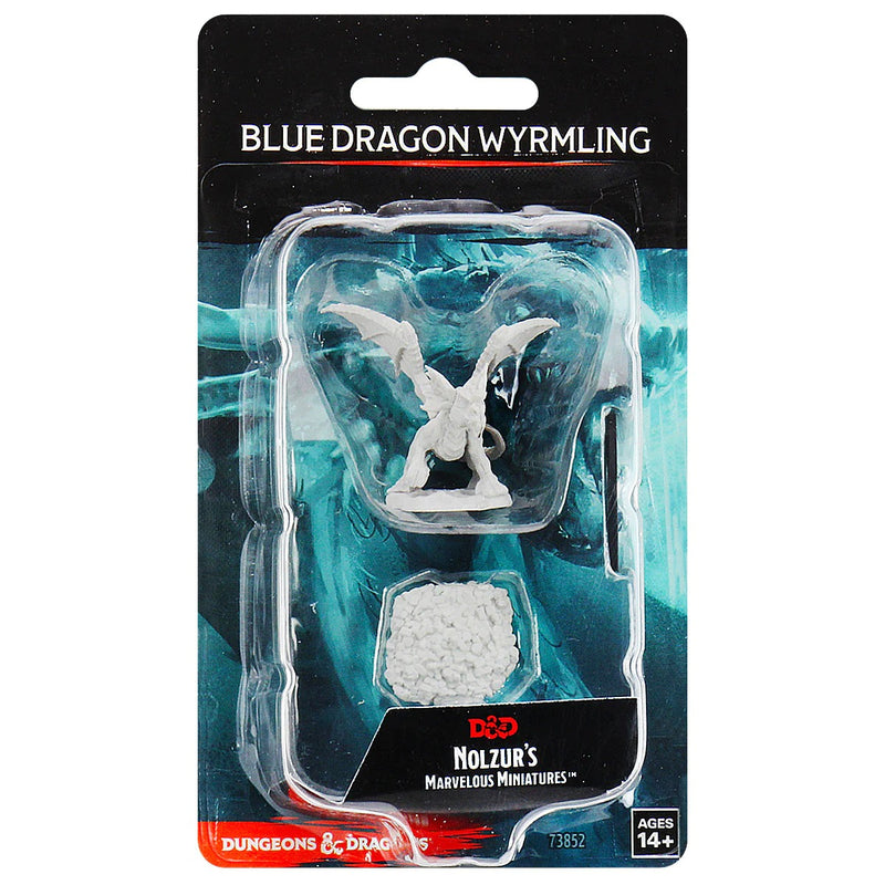 Dungeons & Dragons Nolzur's Marvelous Unpainted Miniatures: Blue Dragon Wyrmling