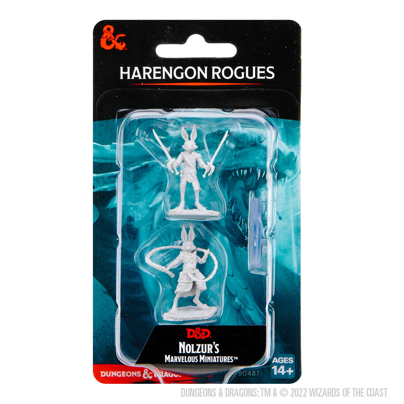 Dungeons & Dragons Nolzur's Marvelous Unpainted Miniatures: Harengon Rogues