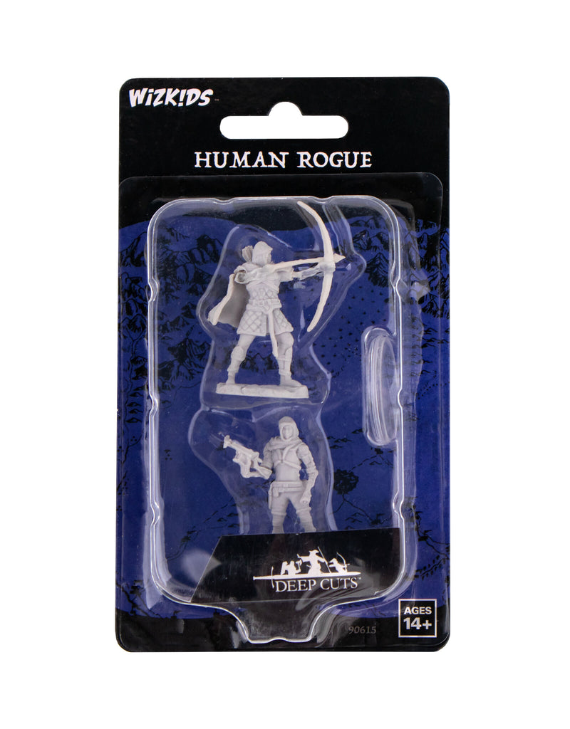 WizKids Deep Cuts Unpainted Miniatures: Human Rogue