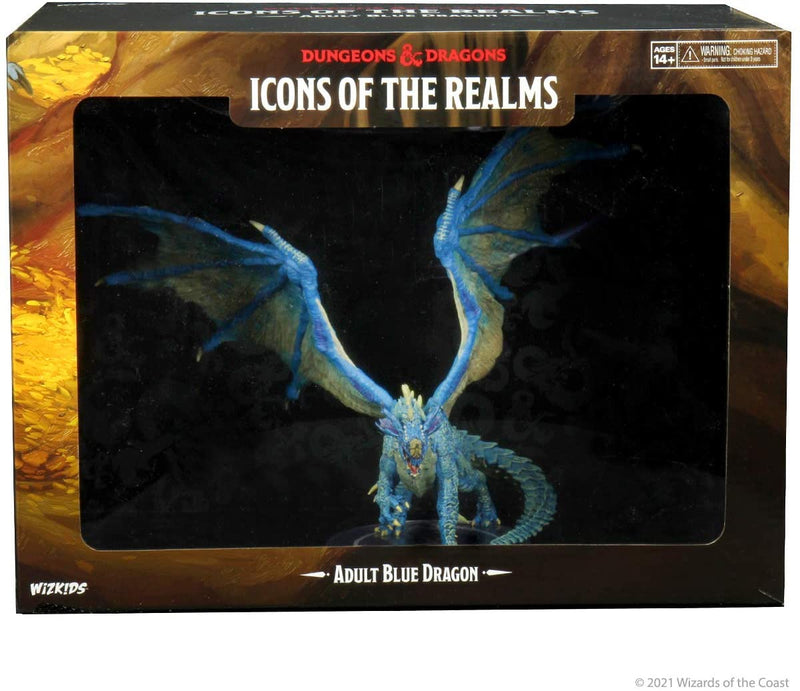 Dungeons & Dragons: Icons of The Realms: Premium Figure: Adult Blue Dragon