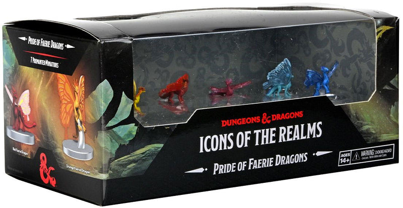 Dungeons & Dragons Icons of the Realms: Pride of Faerie Dragons Miniatures Set