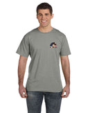 John Wayne What He Believes Men's T-Shirt, Steel Grey