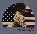 John Wayne What He Believes Men's T-Shirt, Steel Grey