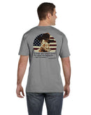 John Wayne What He Believes Men's T-Shirt, Steel Grey