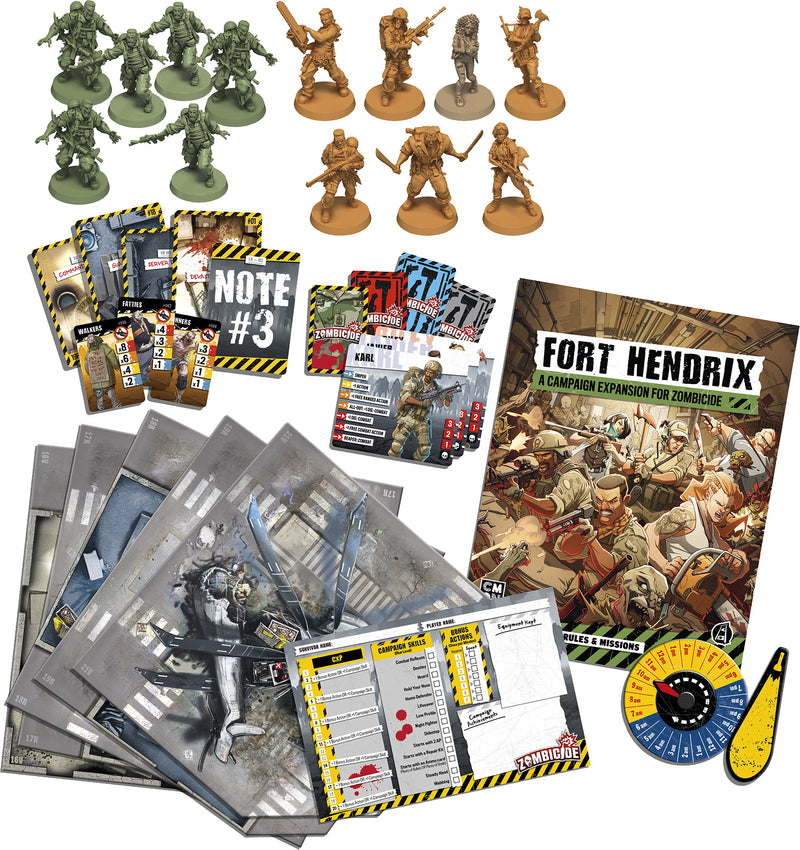 Zombicide (2nd Edition): Fort Hendrix | A Campaign Expansion for Zombicide