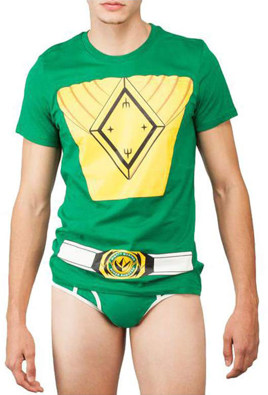 Power Rangers Green Ranger Men's Underoos Underwear Set