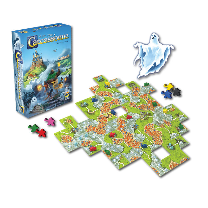 Mists Over Carcassonne Board Game | Territory Building Strategy Game