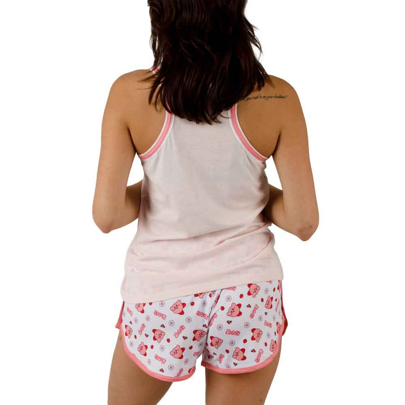 Kirby Floral Tank Top & Shorts Sleep Set