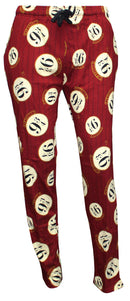 Harry Potter Platform 9 3/4 Sleep Pants, Red