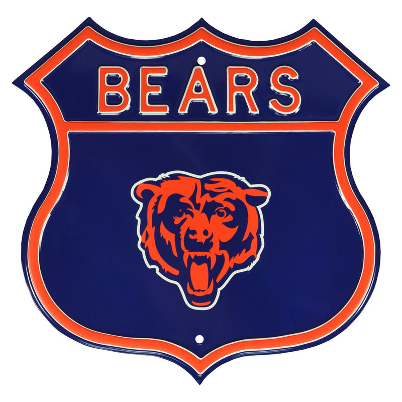 Chicago Bears Highway Route Sign