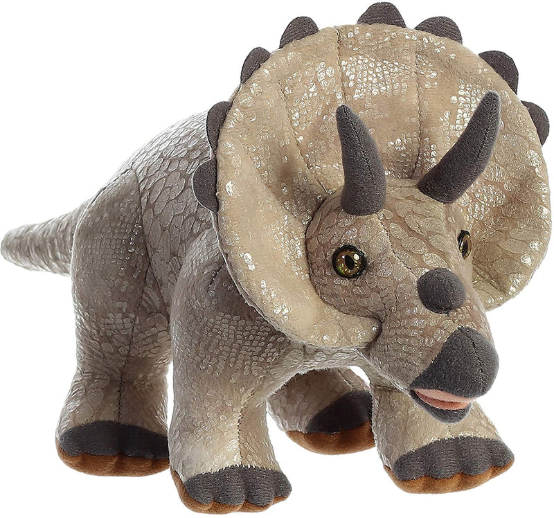 Triceratops Dinosaur Plush Figure, 13"