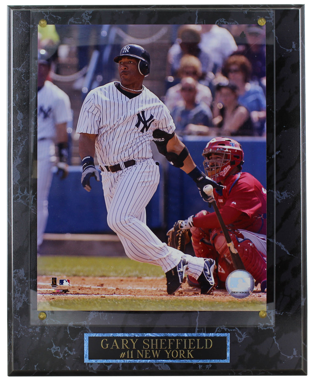 New York Yankees Gary Sheffield #11 8 x 10 Photo Plaque