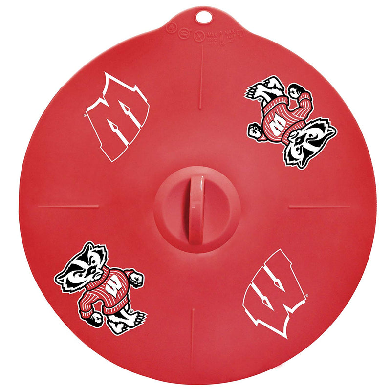 Wisconsin Badgers 9" Silicone Lid