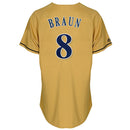 Milwaukee Brewers Ryan Braun Youth Alternate Replica Player Jersey