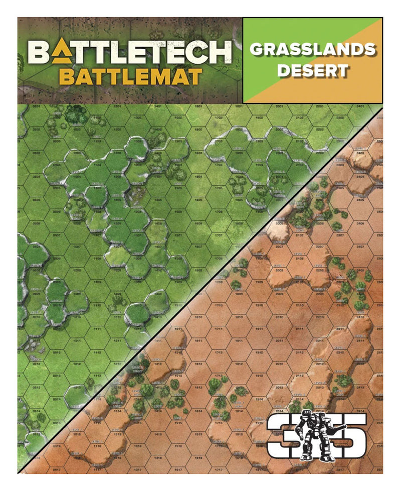 BattleTech Battle Map: Grasslands Desert