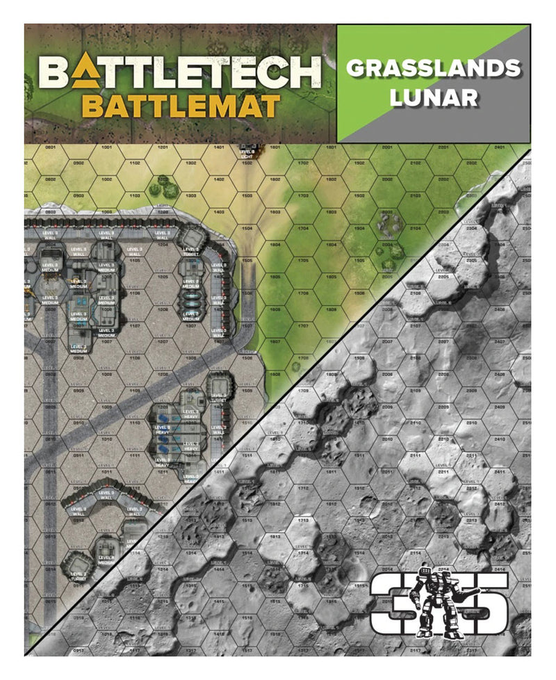 BattleTech Battle Map: Grasslands Lunar
