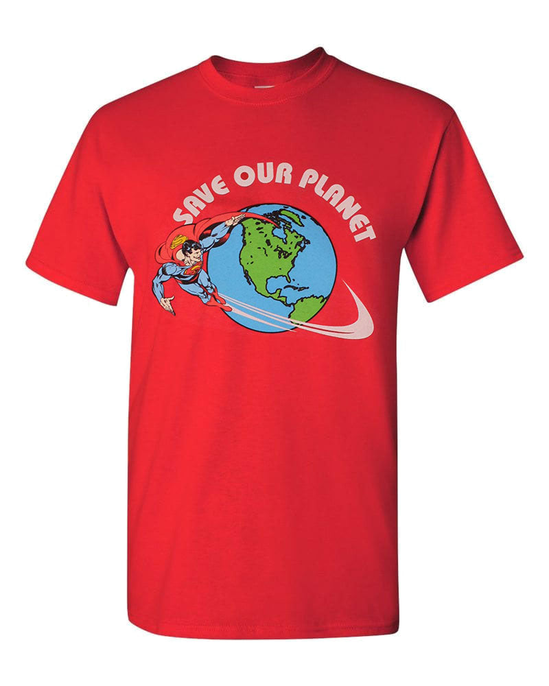 Superman Save Our Planet Slim Fit T-shirt