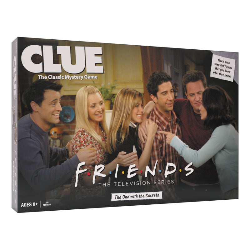 CLUE: Friends | Solve the Mystery in this Collectible Clue Game | Characters & Locations from Friends Series | Officially-Licensed Friends Game
