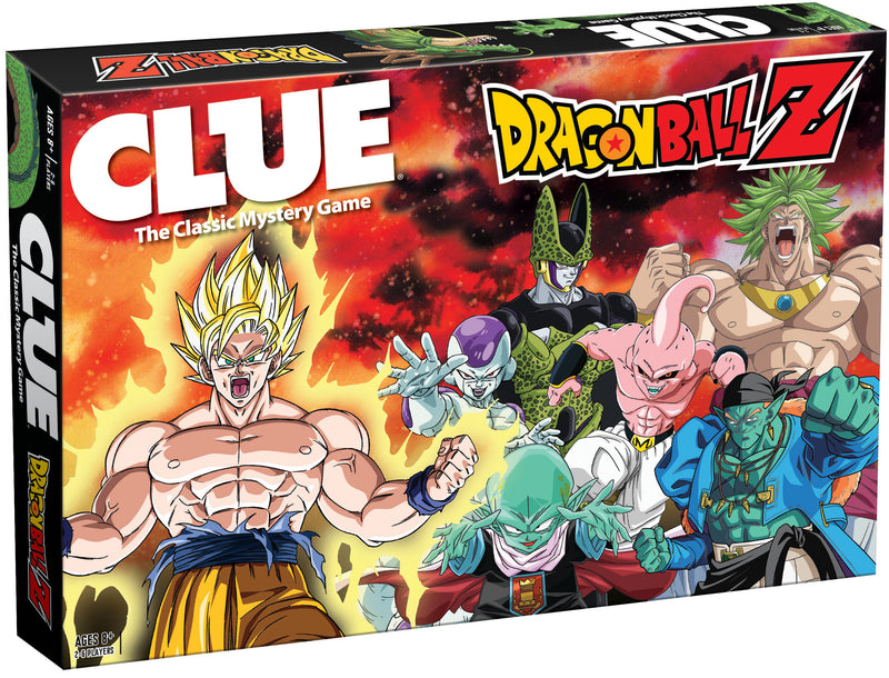 CLUE Dragon Ball Z | Collectible Clue Board Game Featuring Anime Show | Officially-Licensed Game with Familiar Locations and Iconic Characters