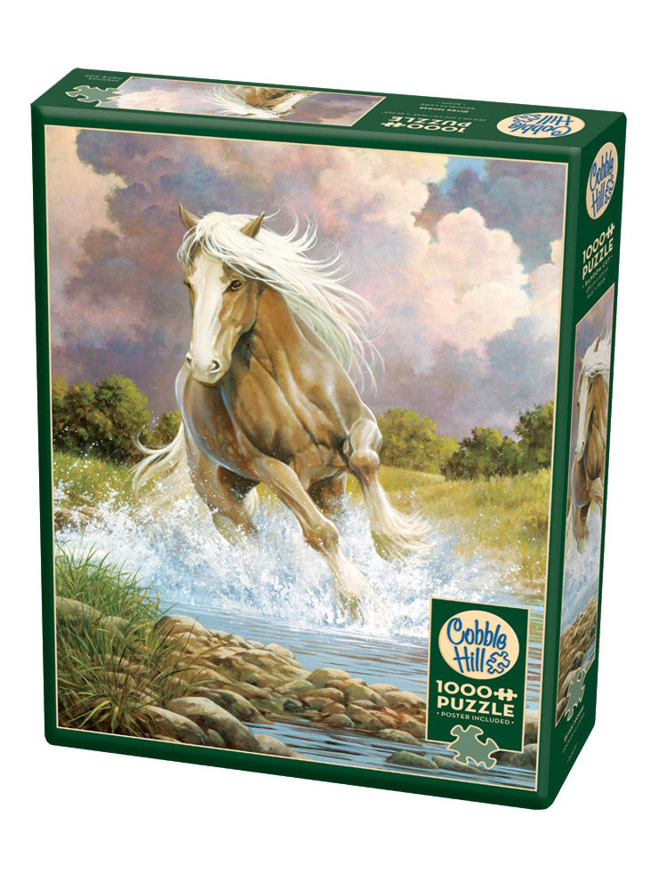 River Horse Jigsaw Puzzle & Poster - 1000 Pieces