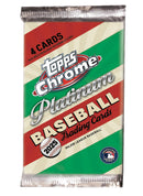 2025 Topps Chrome Platinum Baseball Hobby Pack