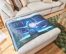 Magic: The Gathering Sol Ring Card Fleece Throw Blanket | 45 x 63 Inches