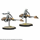 Asmodee Star Wars: Legion 74-Z Speeder Bike - Imperial Support Unit, Tabletop Miniatures Game, Strategy Game for Teens and Adults, Ages 14+, 2 Players, 3 Hour Playtime