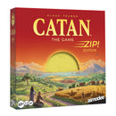 CATAN Zip Travel Board Game  Portable CATAN Strategy Game with 50 Maps, Compact Carry Bag, Dice Shaker & Storage Boxes, Fun for Family & Adults, Ages 10+, 3-4 Players, 1 Hour Playtime
