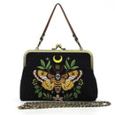 Dead Head Moth Kisslock Handbag