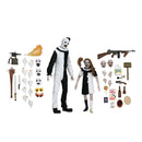 Terrifier 2: 7" Action Figure - Ultimate Art The Clown & Little Pale Girl