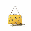 BEES KISSLOCK BAG-YELLOW