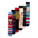 Back to the Future Adult Casual Crew Socks, 6-Pack, Size 8-12
