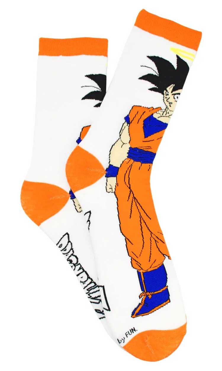 Dragon Ball Z Goku Crew Socks, One Size