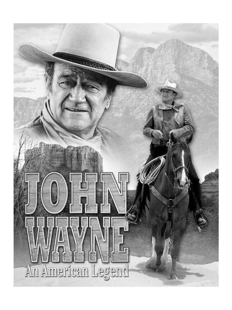 John Wayne American Legend 12.5" x 16" Tin Sign