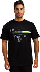 Star Wars May The Force Be With You Men's Black Shirt