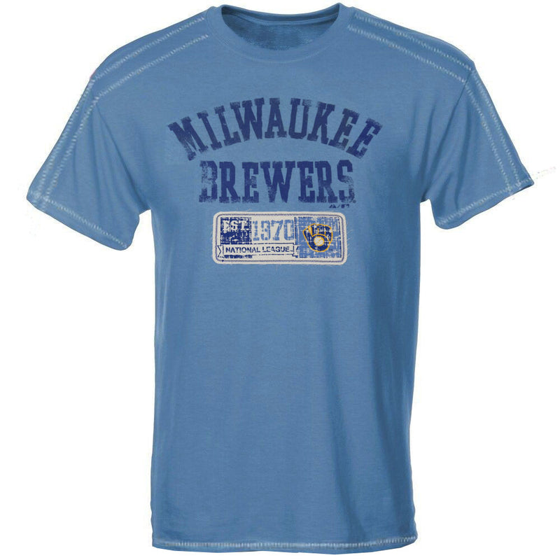 Milwaukee Brewers Cooperstown Double Switch Men's Oversized T-Shirt