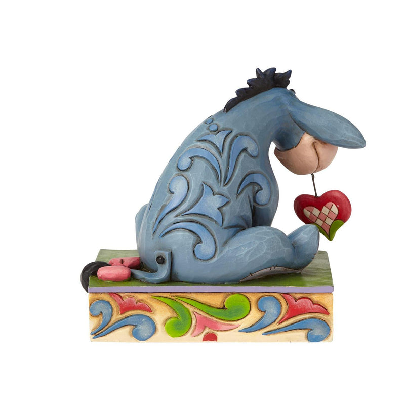 Winnie the Pooh Eeyore Heart on a String Figurine