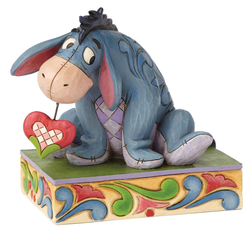 Winnie the Pooh Eeyore Heart on a String Figurine