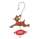 Rudolph the Red Nose Reindeer 5.5" 2018 Dated Ornament