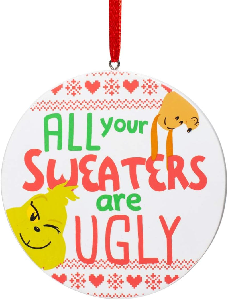 Dr. Seuss The Grinch Ugly Sweater Ornament