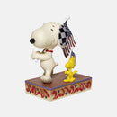 Peanuts Snoopy & Woodstock Glory March Figurine