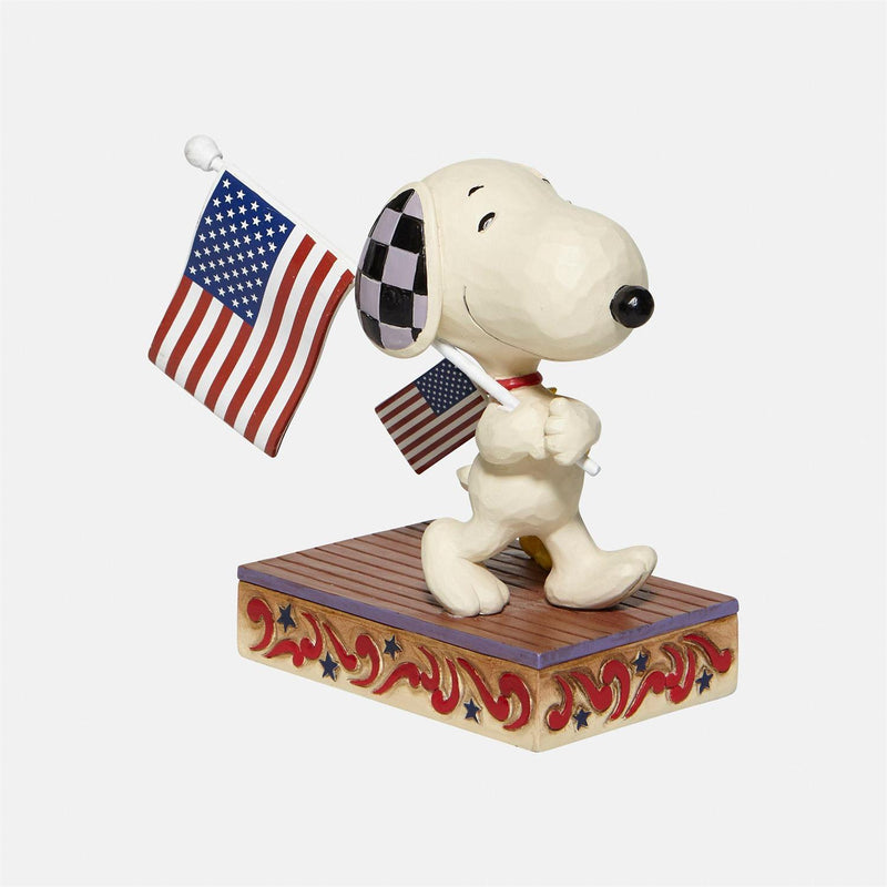 Peanuts Snoopy & Woodstock Glory March Figurine