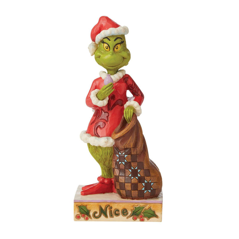 Dr. Seuss The Grinch Two-Sided Naughty/Nice Figurine
