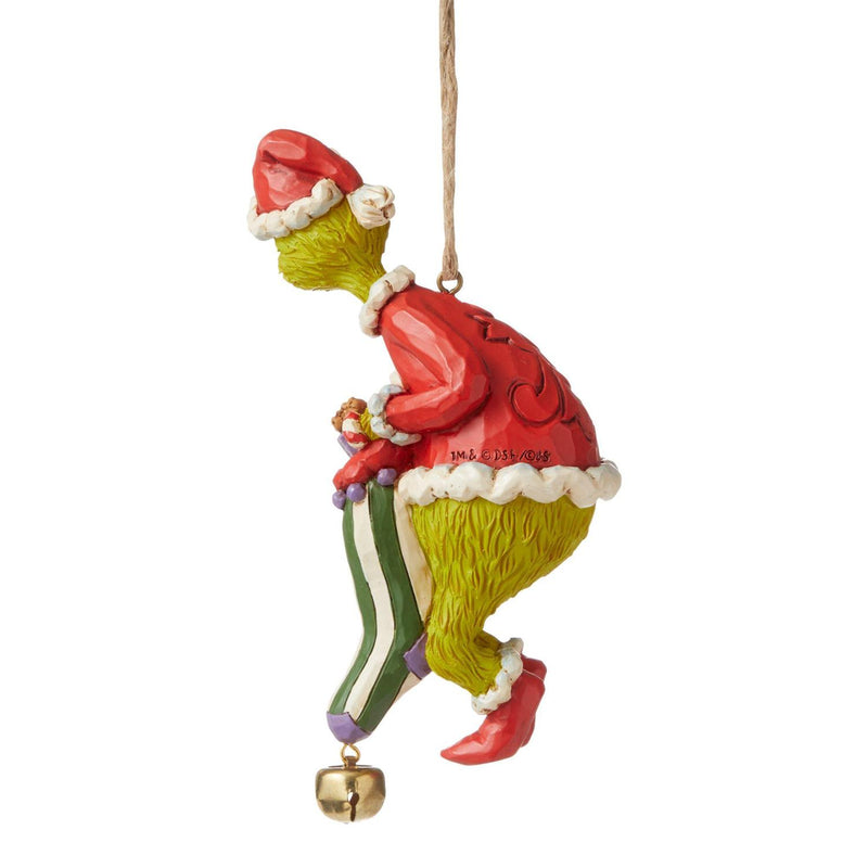 Dr. Seuss The Grinch Holding 2021 Dated Stocking Hanging Ornament