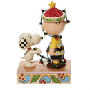 Peanuts Oh Brother Tangled Lights Figurine