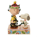 Peanuts Oh Brother Tangled Lights Figurine