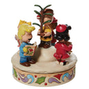 Peanuts Charlie Brown & Friends Spreading Christmas Cheer Figurine