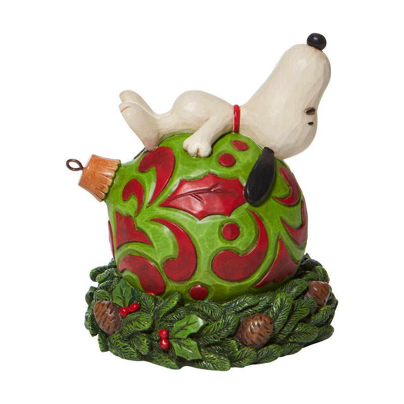 Peanuts Snoopy Laying on an Ornament Figurine, 5.125"
